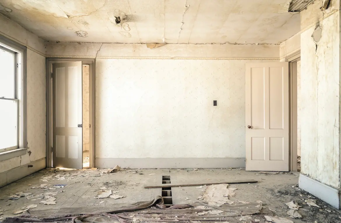 Waste disposal crew managing a cleanout project in Darnestown